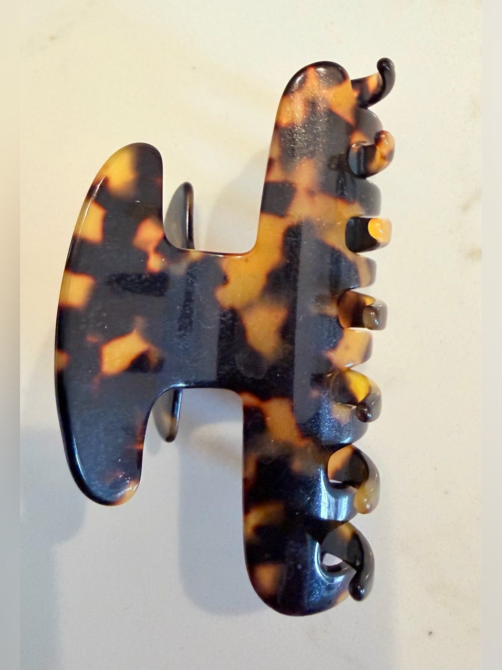 J.Crew Tortoiseshell Hair Large Claw Clip - Brown/Black